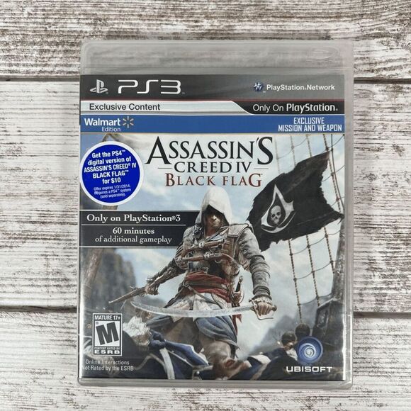 ASSASSIN'S CREED IV BLACK FLAG CLASSIC PS3 BRAND NEW SEALED - Picture 1 of 3